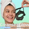 Evanel Charcoal Peel Off Face Mask Applicator Set Niacinamide Hyaluronic