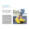 Durui Silicone Waterproof Shoes Cover,Reusable No-Slip Silicone Shoe Protectors for