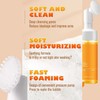 OUKPANE 2PcsTurmeric Facial Cleanser, Turmeric Foaming Facial Wash, For All