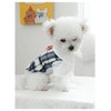 MAKEMECHIC Plaid Bow Asymmetrical Pet Clothes Collared Button Cute Comfort