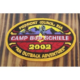 2002 Piedmont Council Camp Bud Schiele Survivor 'An Outback Adventure' Patch