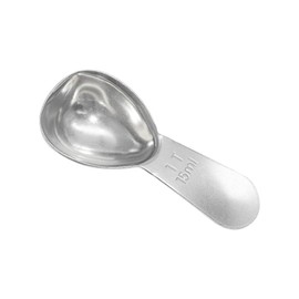 1 Pack Coffee Scoop, 1 Tablespoon, Stainless Steel Measuring Spoons for Ground Coffee, Sugar, Protein Powder, Tea Leaves (1, Silver, 15 ml)