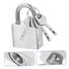 iplusmile Stainless Steel Padlock Luggage Locks Travel Door Lock Rust