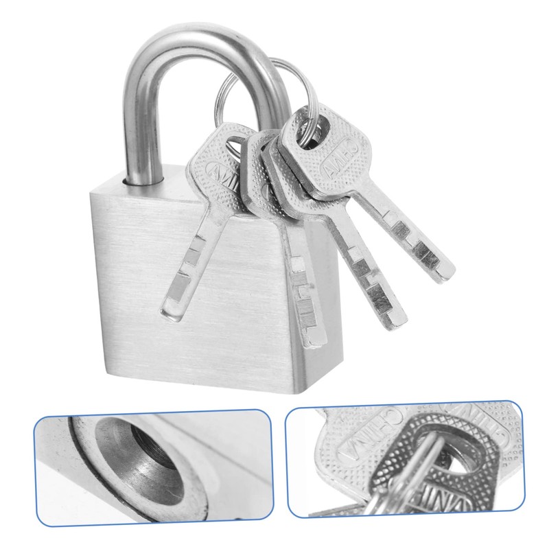 iplusmile Stainless Steel Padlock Luggage Locks Travel Door Lock Rust