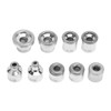 9pcs Microdermabrasion Replacement Tips Metal Multi Size Professional Facial Dermabrasion