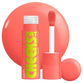 Fat Cheeks Juicy Liquid Blush Dewy Hydrated Color & Shine for Cheeks, and 12HR wear, NYX Professional Makeup Raspberry:_Fig Fizz