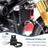 SRLWMYI LED Indicator Relay 12 V Universal Motorcycle Indicator Relay