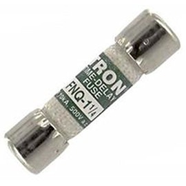Bussmann FNQ-1-1/4 (FNQ1-1/4, BP/FNQ-1-1/4) 1-1/4 Amp (1-1/4A) 500V Midget Time-Delay Class CC Fuse