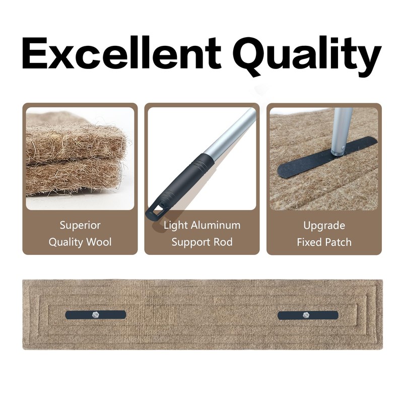 XYGOVIA Chimney Flue Stopper - 9"x 45" Rectangular Plug Blocker