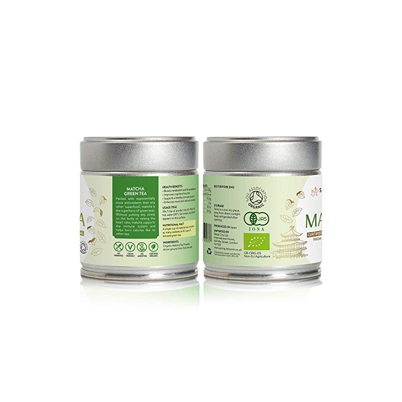 Organic Matcha Green Tea Powder - Ceremonial Grade from Uji,