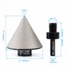Diamond Beveling Chamfer Bit, Countersink Drill Bit for 0-2" (50mm)