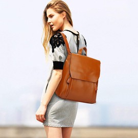 NICOLE&DORIS Fashion Backpacks for Women Rucksack Travel Daypack Large Backpack College Backpack for Girl Brown