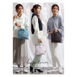 Lupilina 28334 Tote Bag, Canvas Tote Bag, Simple and Baptized Quality Fabric, Exquisite Easy, Storage Capacity More Than Appearance, 3 Compartments, Outside Interior Pocket, Freestanding, Magnetic