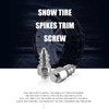 Lyaciomn 9 mm Tire Studs Snow Spikes Anti-Slip Anti-Ice for