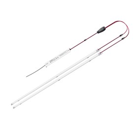 jimwhen 4FT LED Retrofit Kit,24W Magnetic LED Troffer Retrofit Kit 2x4 FT,3600LM,5000K Daylight White, T8 T10 T12 Fluorescent Replacement, NOT Dimmable, 1 Driver 2 Tubes Per Kit