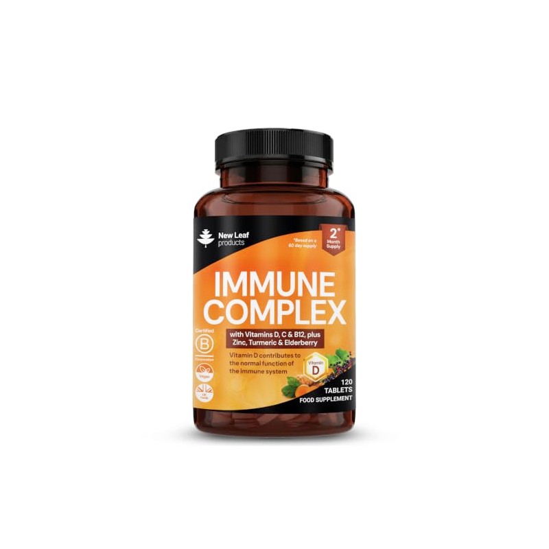 Vitamin D3 Immune Booster Complex - with Vitamins D,C, B12,