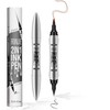 Eyebrow Pencil, Eyebrows Pen With 4-Fork-Tip & Precise Brush-Tip, 2-in-1