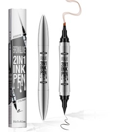 Eyebrow Pencil, Eyebrows Pen With 4-Fork-Tip & Precise Brush-Tip, 2-in-1 Waterproof Eyebrow Pencil And Eyeliner, Create Natural Hair Like Strokes, Waterproof Eyebrows Pencils For All-Day-Wear