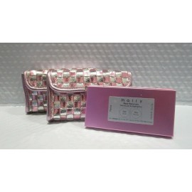 Mally New Naturals Twin Blush & Highlighter Fierce & Oak 0.26 Oz W/Bag 2pc Lot