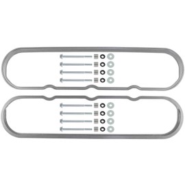 ICT Billet LS Series Valve Cover Spacer Billet LS1 LS2 LS3 LS7 LSX 3/8" .375 for Tall Mount Roller Rocker Clearance Spacer Compatible with Chevy LS 1997-up 551641-3