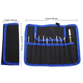 XINYUICEAN Pinzas de Precision, 10 Piezas Pinzas Antiestáticas, ESD Conjunto, Antiácidas Tweezers de Acero Inoxidable Para Trabajos Laboratorio, Electrónica, Manualidades, Joyería, Soldadura