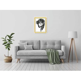 Amiiba Stamped Cross Stitch Kits, Meditation Jesus DIY 11CT 11.4x15.7 inch (Jesus)