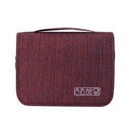 Hanging Toiletry Bag - Practical Wash Bag, Cosmetic Bag and Wash Bag as Versatile Travel Accessories for Women, Men and Unisex, red, Modern