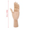 Wood Mannequin Hand Flexible Joints Fingers Drawing Mannequin Hand for