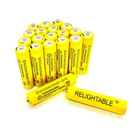 RELIGHTABLE 300mAh AAA NiCd 1.2v Rechargeable Batteries Garden Solar Ni-Cd Light LED M (20)