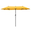 PHI VILLA 13ft Large Patio Umbrellas, Double-Sided Outdoor Market Rectangle