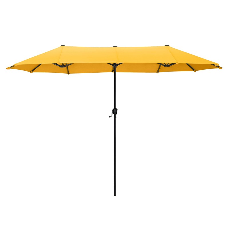 PHI VILLA 13ft Large Patio Umbrellas, Double-Sided Outdoor Market Rectangle