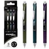 Pentel BL77A2-3STH Gel Ink Ballpoint Pen, EnerGel 0.7mm, Set of