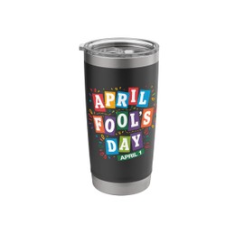 Funny April Fools Day Pranks Kit 1st April Jokes kids Adults Stainless Steel Insulated Tumbler