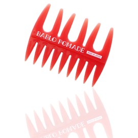 Bablo Pomade Mesh Comb (Red) Comb Coarse Men's Hair Care Styling Barber/Barber Style