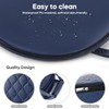Amenpoki Portable Waterproof Leather Diaper Changing Pad Compact for Travel