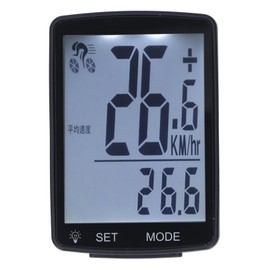 Bicycle Computer, 2.8 Inch LCD Backlight Bicycle Accessories, Waterproof Bicycle Computer Wireless, Bicycle Speedometer with 2 Different Mounts