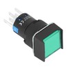 25PCS Push Button Switch with Light 16mm Square Self Locking