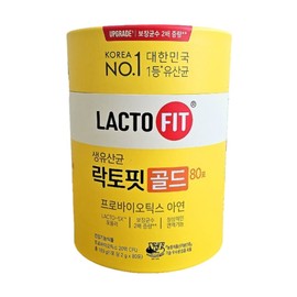 Lactopit Chong Kun Dang Lactopit Gold 2g 80 packets 160g 1 box / 종근당 락토핏 골드 2g 80포 160g 1박스