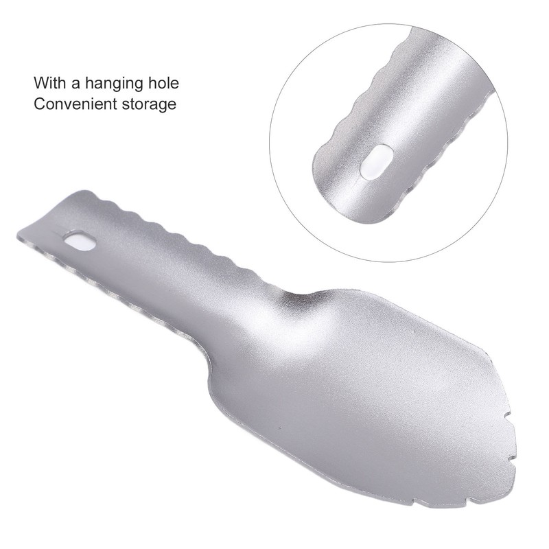 Outdoor Portable Shovel Multipurposes Ultra Light Aluminum Shovel for Camping