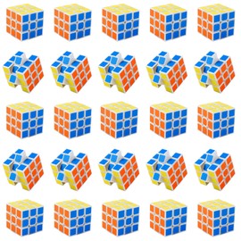 Mini Cube 12 Pack Puzzle Party Favors for Kids Birthday Party Favors, Magic Cube Classroom Prize for Students & School Rewards, Stress Relief Toys Easter Christmas Stocking Goody Bag Filler