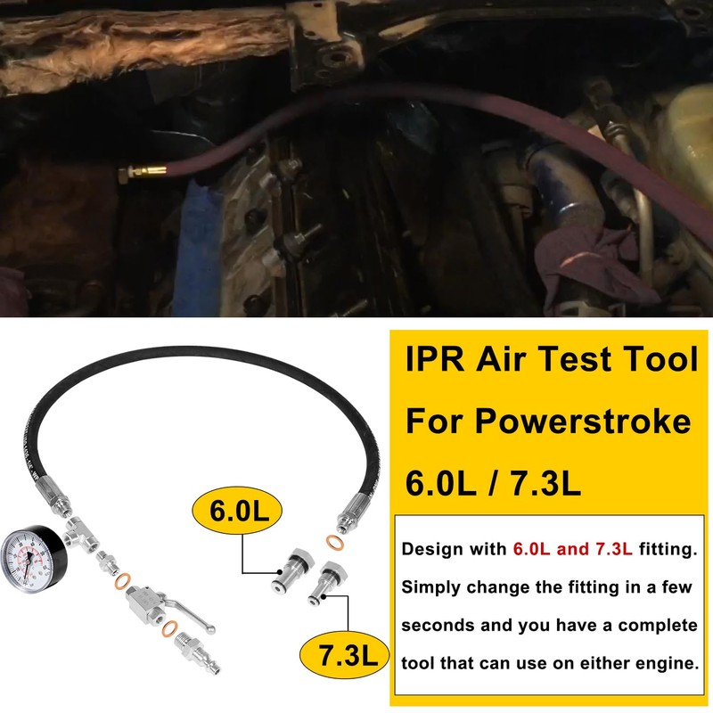 Camoo 6.0L High Pressure Oil System IPR Air Test Tool