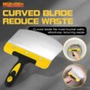 2PCS Stainless Steel Bucket Scoop, 6.7" Curved Contoured Blade Putty