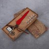 European Retro Quill Alloy Feather Writing with Pen Nibs Gift