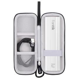 Case for Fanttik E1 Max 3.7V Electric Screwdriver, Storage Case Compatible with Fanttik E1 Max Mini Precision Screwdriver Set 50 Magnetic Bits, Case Only (Black-Grey)