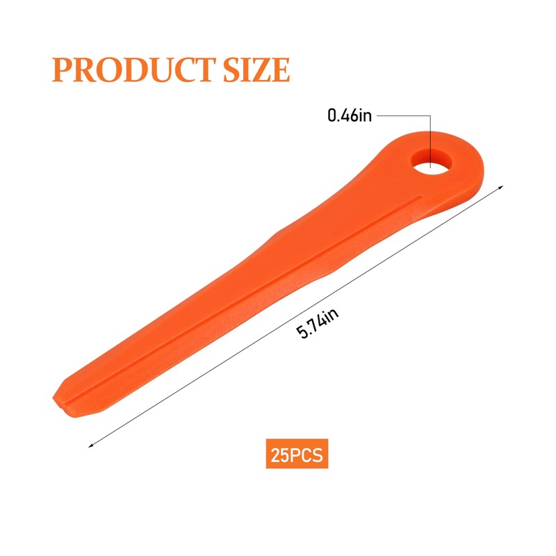 KAKAPEOPLE 4002 007 1000 Plastic Blades for Stihl Weed Eater