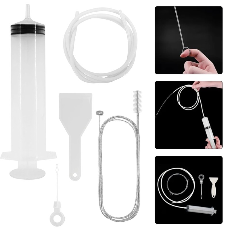 5Pcs Refrigerator Drain Hole Cleaning Tool Kit,Fridge Drain Hole Cleaning