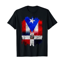 DominiRican Dominican and Puerto Rican Flag Dominican Flag T-Shirt