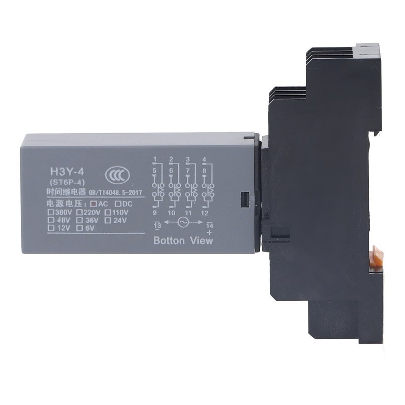 Delay Relay 4 Channel Digital Display Multifunctional Time Delay Relay