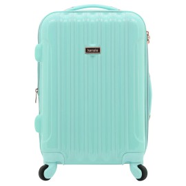 kensie Women's Alma Hardside Spinner Luggage, Expandable, Opal, Carry-On 20-I...