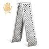 Foldable Aluminum Motorcycle Loading Ramp, 63" L x 8.5" W